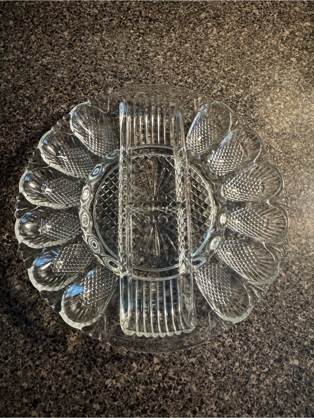 VTG LE Smith Deviled Egg Plater